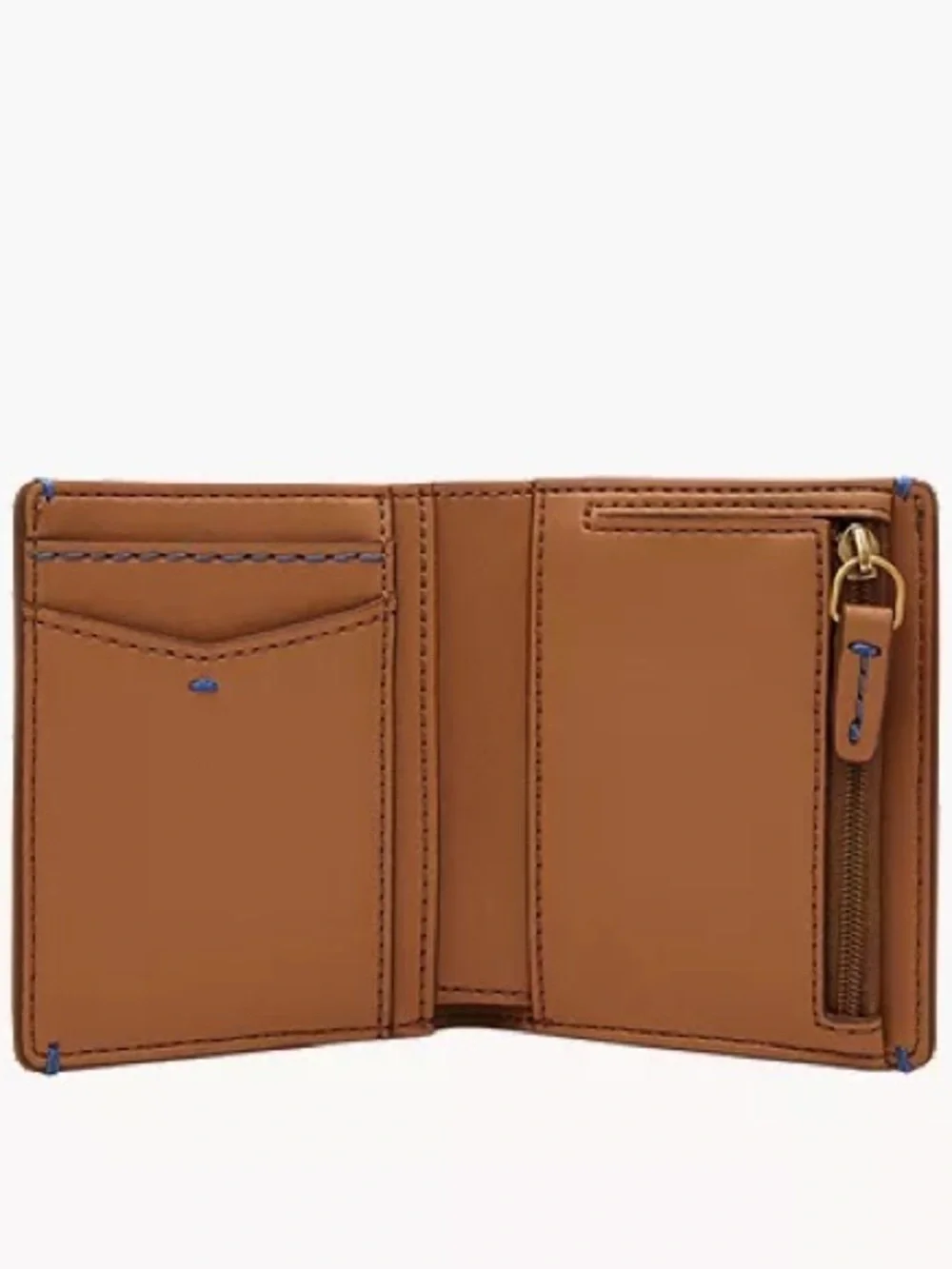 NWT Fossil Joshua Vegan Cactus Bifold Wallet in Tan